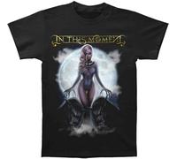 GOUDIDAO in This Moment Men's Big Bad Wolf T-Shirt for Lovers Black XXL