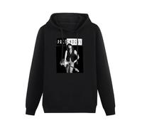 GOUDIDAO Men Long Sleeve Printed Hoodies Pretenders Chrissy Hynde Hoody Sweatershirt Black S