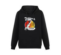 GOUDIDAO Men Long Sleeve Printed Hoodies Whitesnake Slide It in Tour Concert Hoody Sweatershirt Black M