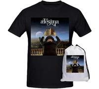 GOUDIDAO Men's Alesana Where Myth Fades Shirts 100 Cotton Men Round Neck T-Shirts Black L