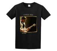 GOUDIDAO Men's Chris Rea The Works A 3 CD Retrospective Cotton T Shirt Black M