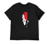 GOUDIDAO Men's Dr Frank N Furter The Horror Picture Show Movie Film T-Shirts Black S