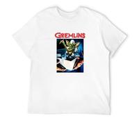 GOUDIDAO Men's Gremlins Vintage Gizmo 1980S T-Shirts White S