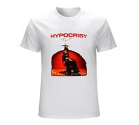 GOUDIDAO Men's Hypocrisy The Fourth Di Mension Short Sleeve T-Shirts White XL