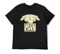 GOUDIDAO Men's Its Always Sunny in Philadelphia Fight Milk Mens Black T-Shirts Black L