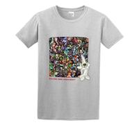 GOUDIDAO Men's Killing Joke Democracy Cotton T Shirt Gray 3XL