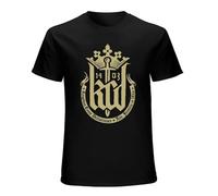 GOUDIDAO Men's Kingdom Come Deliverance Round Neck T-Shirt Black L