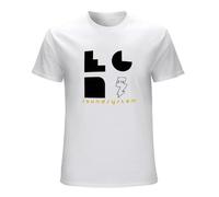 GOUDIDAO Men's LCD Soundsystem Baseball T-Shirts White M