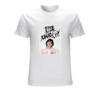GOUDIDAO Men's Lil Xan Total Xanarchy Cotton T Shirt White M