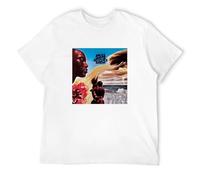 GOUDIDAO Men's Miles Davis Bitches Brew Cover Art Jazz Music Album Vinyl T-Shirts White 3XL