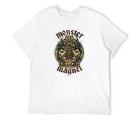 GOUDIDAO Men's Monster Magnet 'Jungle Pharoah' T Shirt White M