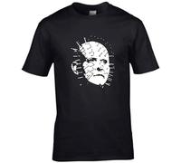GOUDIDAO Men's Pinhead Hellraiser 1980S Horror Devil Demon Movie T-Shirt Funny Graphics Black M
