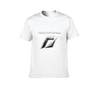 GOUDIDAO Men's Popular Need for Speed Video Game Logo Cotton T Shirt White M
