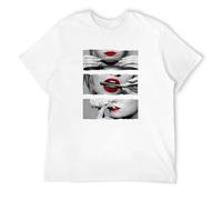 GOUDIDAO Men's Sexy Girl Rolling Blunt T-Shirts White M
