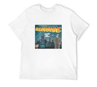GOUDIDAO Men's Short Sleeve?Sufjan Stevens Illinoise?Shirt Top SWEA T-Shirts White S