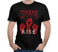 GOUDIDAO Men's Si Am Prayers for The Damned Volume Rise Short Sleeve T Shirt T-Shirts Black 3XL