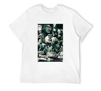 GOUDIDAO Men's Snatch V5 Movie Poster Black T-Shirts White 3XL