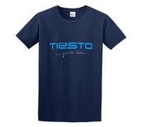 GOUDIDAO Men's Tiesto Just Be Cotton T Shirt Navy 3XL