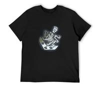 GOUDIDAO Men's Twilight Edward Cullen Lion Crest T-Shirts Black XXL