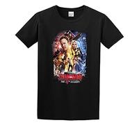GOUDIDAO Sharknado The 4Th Awakens Movie Poster T-Shirt Graphic Top Printed Shirt for Mens Black XXL