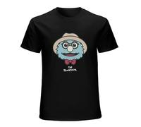 GOUDIDAO Vintage Puppet History Merch The Professor Summer Top Mens T Shirt for Men Black XXL