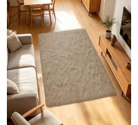 GOUER Tapis Chambre Antidérapant 220x260cm Chameau | Tapis Chambre Chaleureux Moderne Pour Chambre À Coucher, Couloir Et Salon