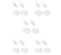 Goufride 10 PCS 47mm Clair Plastique Mur Ventouse Pince Epingle