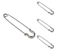 Goufride 100 PCS 4 Pouces Epingle de Surete Large Metal-Grand et Assez Fort D'Etre Titulaire Lourd Poids Tissus et des Materiaux Toile, Cuir,Capitonnage