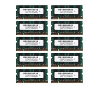Goufride 10X 2GB DDR2 PC2-6400 800MHz 200 Broches 1.8V Mémoire D'Ordinateur Portable So-DIMM RAM pour Ordinateur Portable