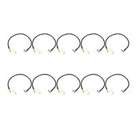 Goufride 10X SMA Prise A TS9 Male Angle Droit Pigtail Cable Coaxial Antenne