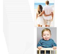 Goufride 12 Pièces de Panneaux Photo Vierges en Métal par Sublimation - Panneau Photo 8 X 12 Pouces, Affiche Vierge, Cadre Photo Mural, Blanc en Métal pour Intérieur et Extérieur