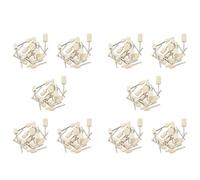 Goufride 200Pc Feutre de Laine Monté Sur Mandrin de Polissage Roues de Meulage Meules de Meulage Tête de Broyeur Polonais Montre Outil Rotatif Accessoires Attachment -1/8 Pouce Shank