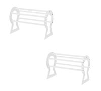 Goufride 2X Support de Bandeau, Organisateur de Bandeau Transparent, Présentoir de Cerceau de Cheveux en Acrylique, Support de Rangement de Bandeau pour Femmes et Filles