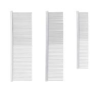 Goufride 3 Tailles Outil de Quilling de Papier Peigne Support de Cardage Créer des Boucles de Bande Dents en Acier Inoxydable Argenté Outil de Quilling de Papier