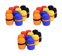 Goufride 30 Pièces Séries Le Casque Pare-Brise ÉPaissi KTV Ordinateur de Poche Résistant à la Poussière ÉPonge Housse de Microphone Remplacement Les Accessoires