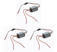 Goufride 3X LED Transformateur Electronique Transfo 1-3W AC 85-265V Vers 12V DC