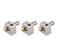Goufride 3X MK10 Hotend Kit pour Imprimante 3D | Bec et Gorge M7 avec Tube en PTFE et Bloc Chauffant en Aluminium | Version Améliorée Compatible avec Les Thermistances M3 et