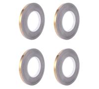 Goufride 4pièces 50 Mètre Or Autocollants Autocollants Carrelage Imperméable Carreau Mural Espace Bande D'ÉTanchéité Bande Bande Joints Beauté Autocollants Stickers Décor À