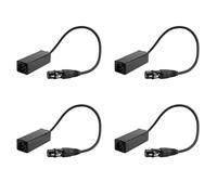 Goufride 4X L'Isolateur de Câble Audio XLR élimine Le Bruit L'Isolateur Audio de Boucle de Masse Anti-Interférences élimine Le Bruit