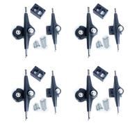 Goufride 4X pour Patin de Surf Support 6 Trous Base 6.25 Pouces Camions Planche à roulettes de Surf Camions Adaptateur ArrièRe Camions, 2