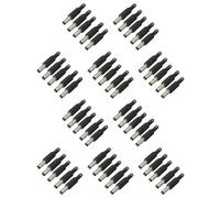 Goufride 50Pcs 5.5mm x 2.5mm Jack Jack DC Prise d'alimentation Jack Adaptateur Adaptateur Connecteur