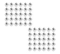 Goufride 60 Pièces Boules de Miroir Disco 2 Pouces Boule de Miroir Réfléchissante Boule Suspendue pour Les Décorations de Maison de Fête d'arbre de Noël