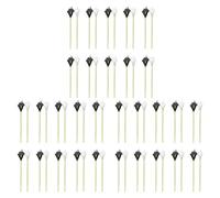Goufride 60 PièCes SéRies Calla Lily Bouquet de MariéE de MariéE PU Arrangement de Fleurs Artificielles pour Home Office Party Decor (Noir et Blanc)
