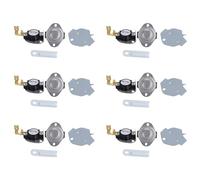 Goufride 6X Kit de Remplacement pour SéCheuse 3387134 Thermostat Haute Limite 3392519 Fusible Thermique 3977393 Interrupteur Thermique 3977767 Thermostat de Cycle pour et