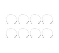 Goufride 8 Pièces Séries 3G HD SDI Câble BNC Câble 30cm 75 Ohm pour Caméras équipement Vidéo Prend en Charge HD-SDI 3G-SDI 4K 8K Câble Vidéo
