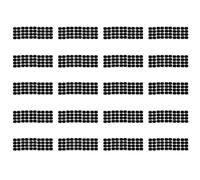 Goufride 80 Pièces de Coussins D'Embouchure de Saxophone, 0,8 mm Coussinets de Patchs pour Clarinette Ténor/Alto et Saxophone