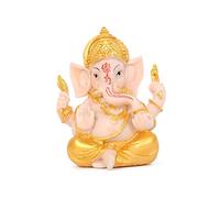 Goufride Haidianzi Or Seigneur Ganesha Statue ÉLéPhant Dieu Sculptures Figurines