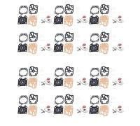 Goufride Kit de Réparation de Carburateur 12 Ensembles pour MP15 MP11 TU26 40-5 44F-5 34F 36F 139F CG260 CG330 CG430 CG520 GX25 GX35 43CC 52CC