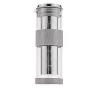 Goufride Machine à Café Glacée Portable Hermétique à Froid, Infuseur à Thé - à Café à Froid de 800 ML, Carafe en Verre, Pichet et Facile à Utiliser