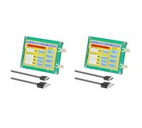 Goufride MAX2870 Lot de 2 générateurs de signal 23,5-6000 MHz 0,5 PPM faible bruit source de signal tactile écran tactile PC logiciel PLL VCO